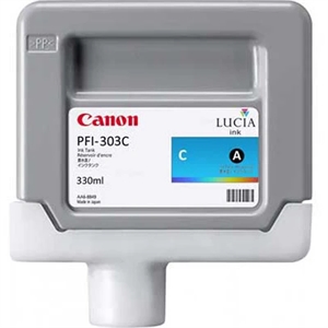 Canon PFI-303 C Cyan - Cartouche d'encre de 330 ml